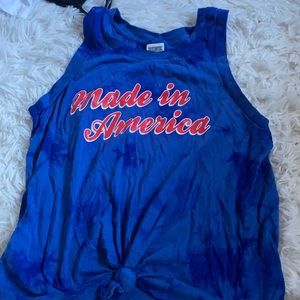 PINK Made in America sleeveless top